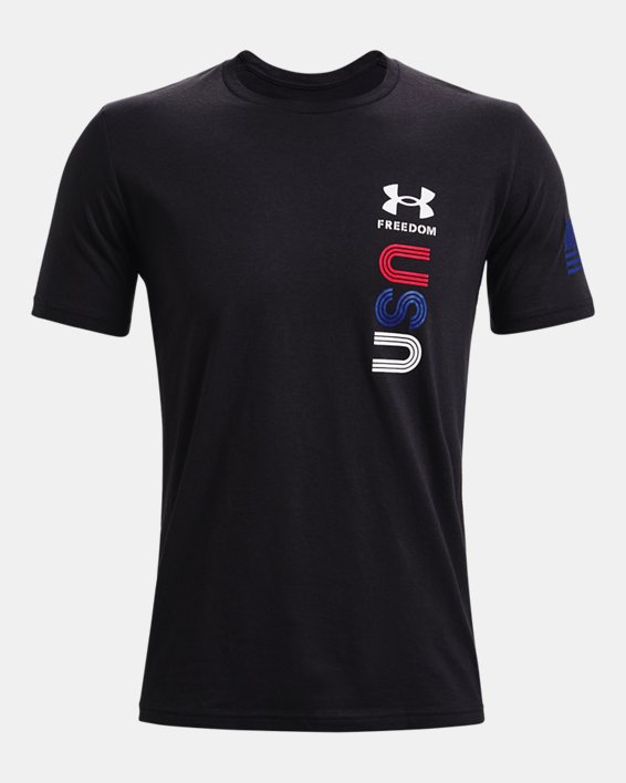 Men's UA Freedom USA T-Shirt, Black, pdpMainDesktop image number 4